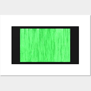 Fresh neon green fibers Posters and Art